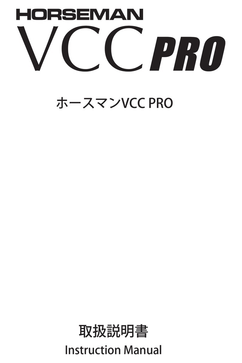 Horseman VCC Pro User manual