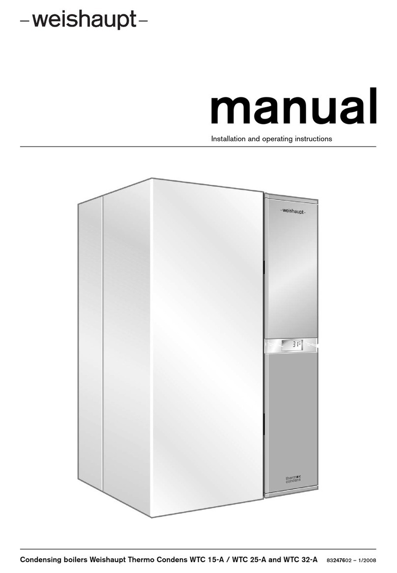 Weishaupt thermo condens WTC 15-A Installation and operating instructions Weishaupt thermo condens WTC 15-A Installation and operating instructions