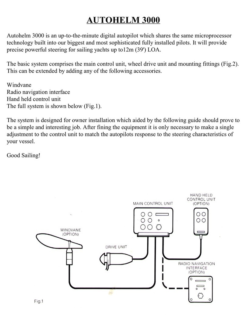 Raymarine Autohelm 3000 Service guide