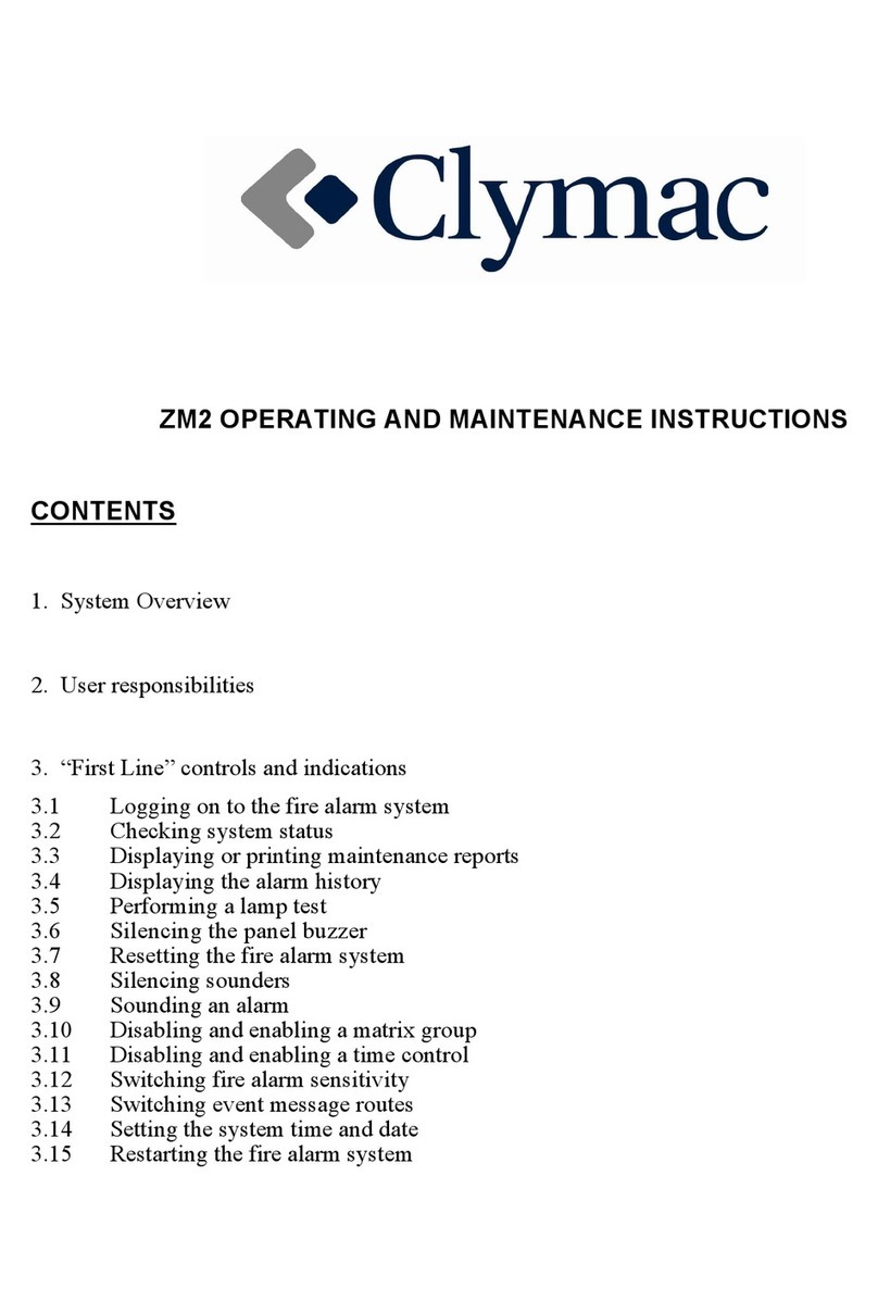 Clymac zm2 Operating and maintenance instructions Clymac zm2 Operating and maintenance instructions
