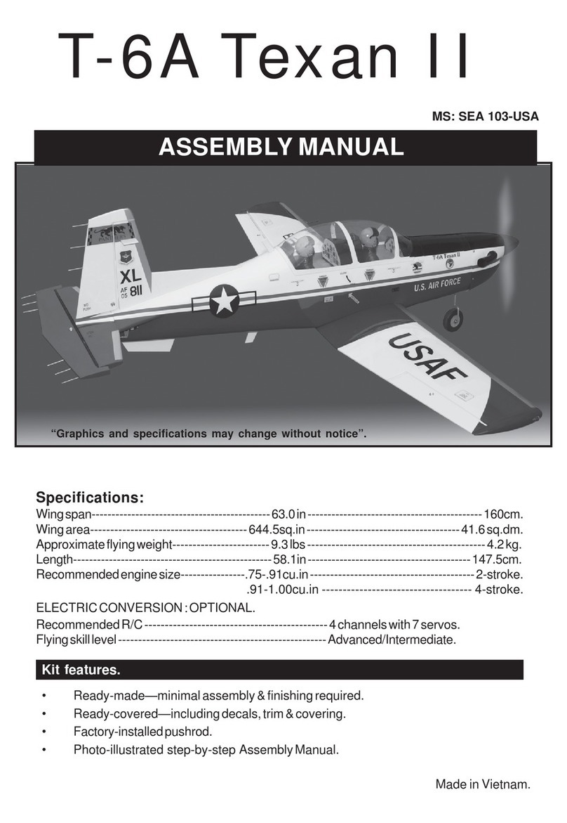 Seagull Models T-6A Texan II User manual