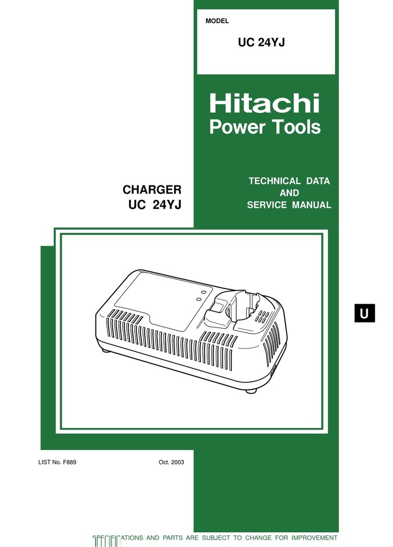 Hitachi UC 24YJ Technical data and service manual Hitachi UC 24YJ Technical data and service manual