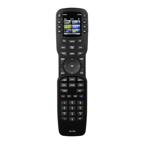 Universal Remote MX-780 User manual Universal Remote MX-780 User manual