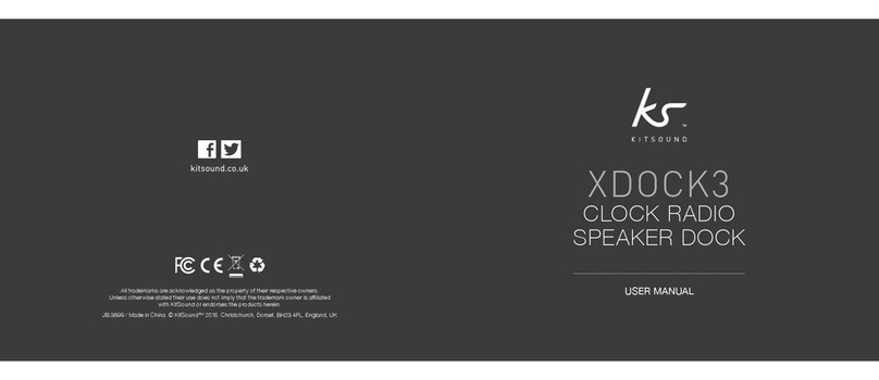 Kitsound XDOCK3 User manual