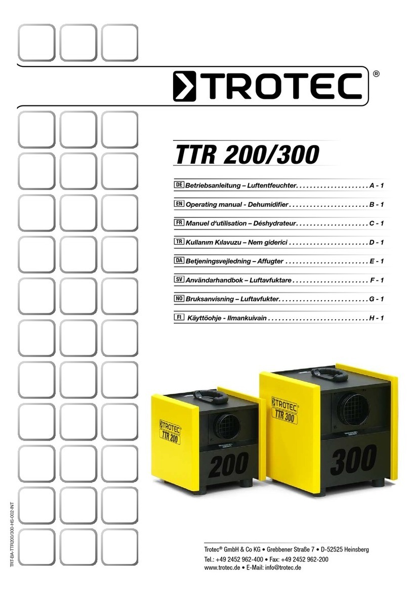 Trotec TTR 200 operating instructions Trotec TTR 200 operating instructions