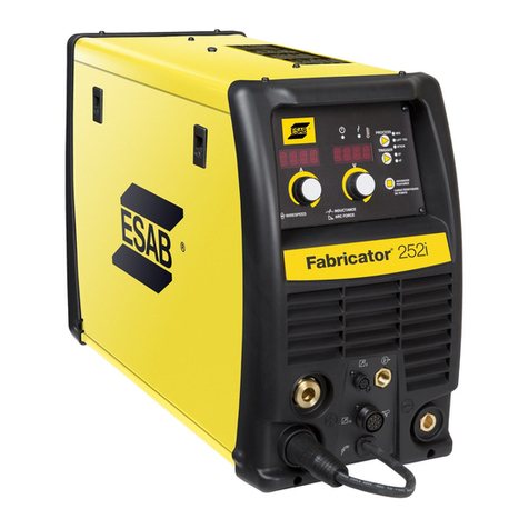 ESAB Fabricator 252i operating manual