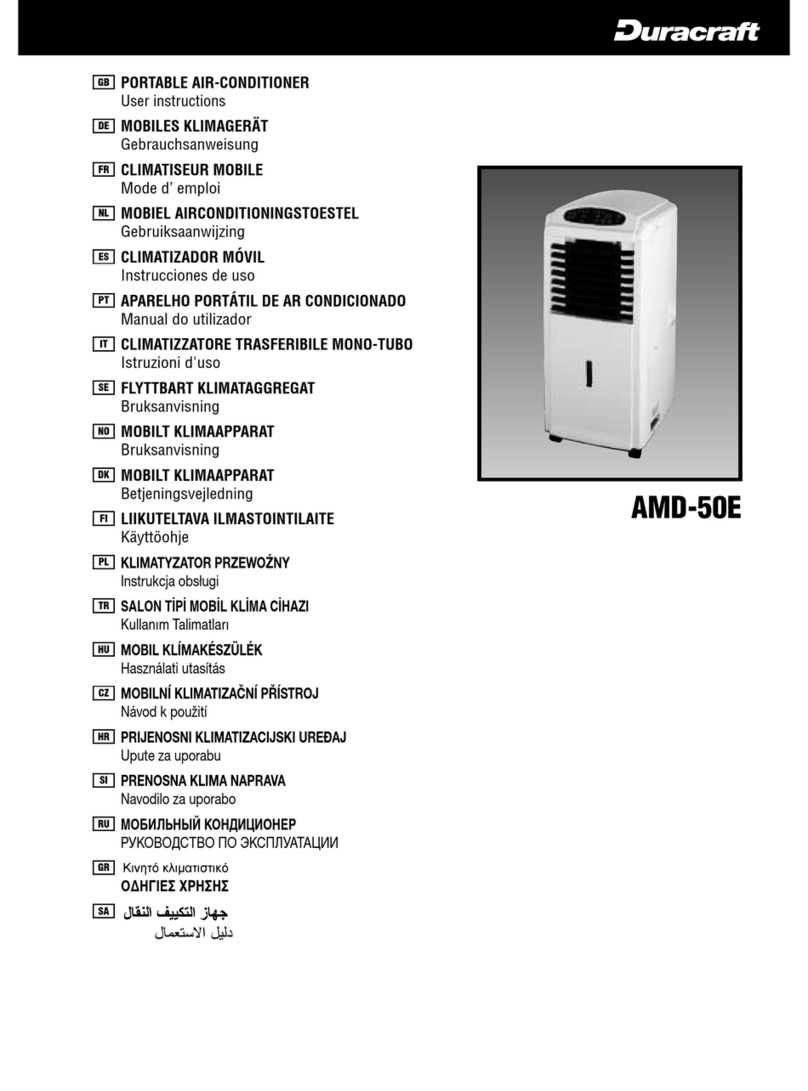Duracraft AMD-50E User manual