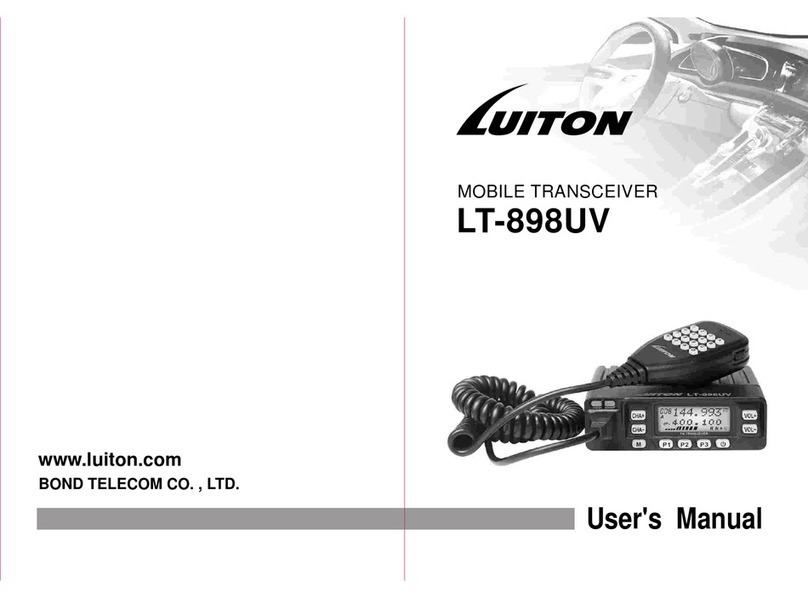 Luiton LT-898UV user manual
