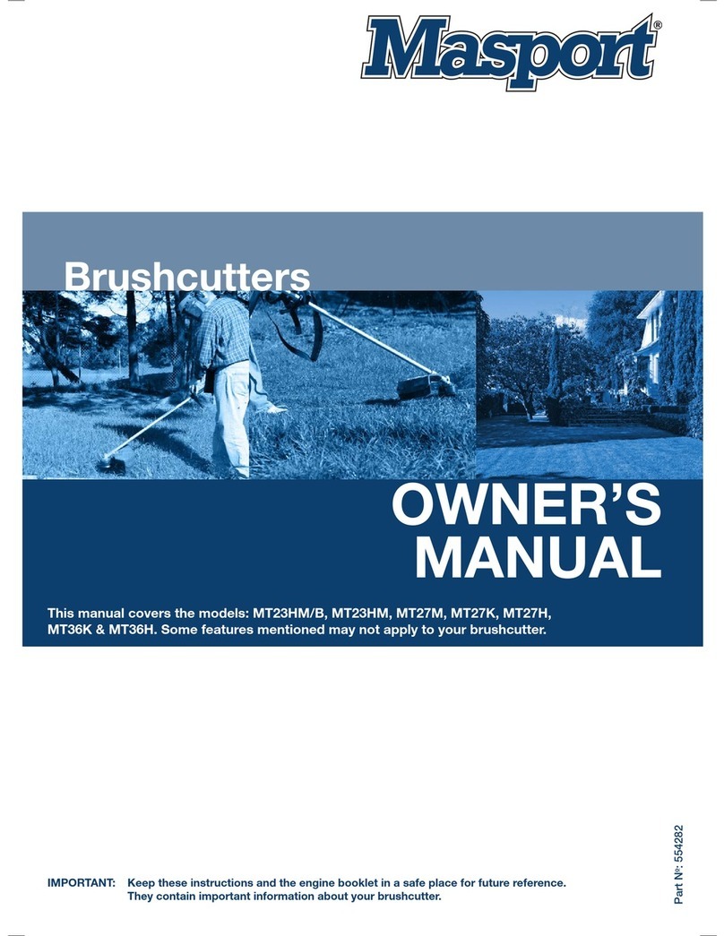 Masport MT23HM/B owner's manual