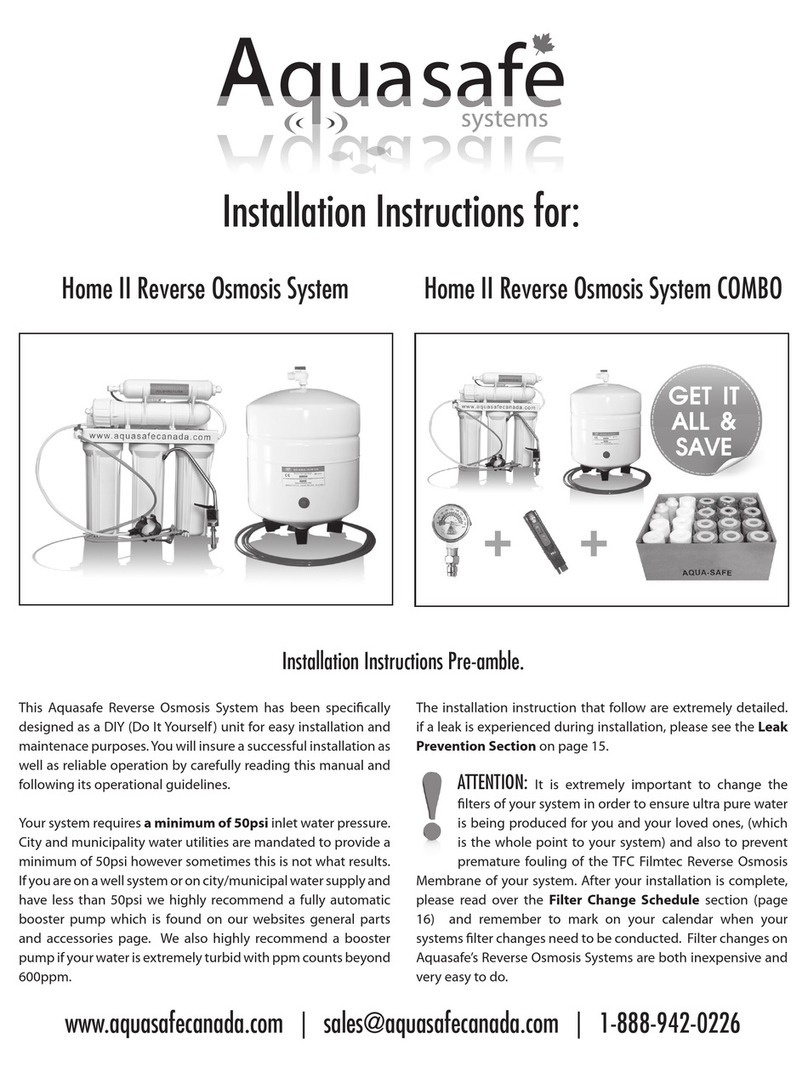 Aquasafe Home II COMBO User manual