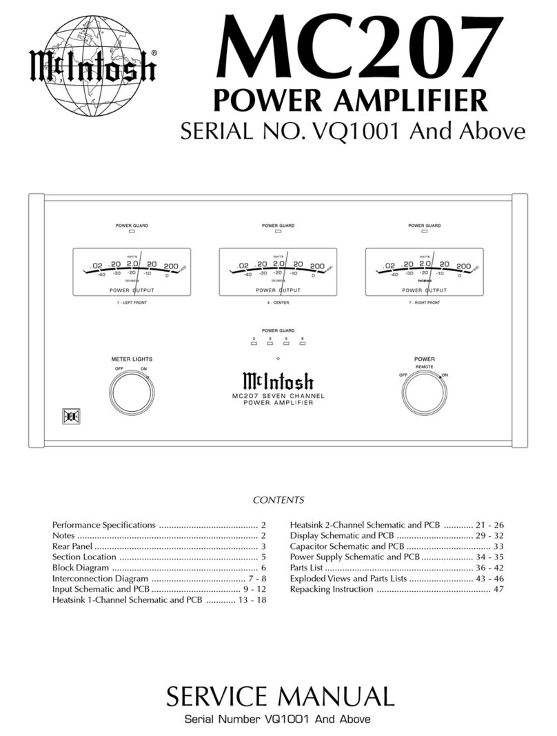 McIntosh MC207 User manual