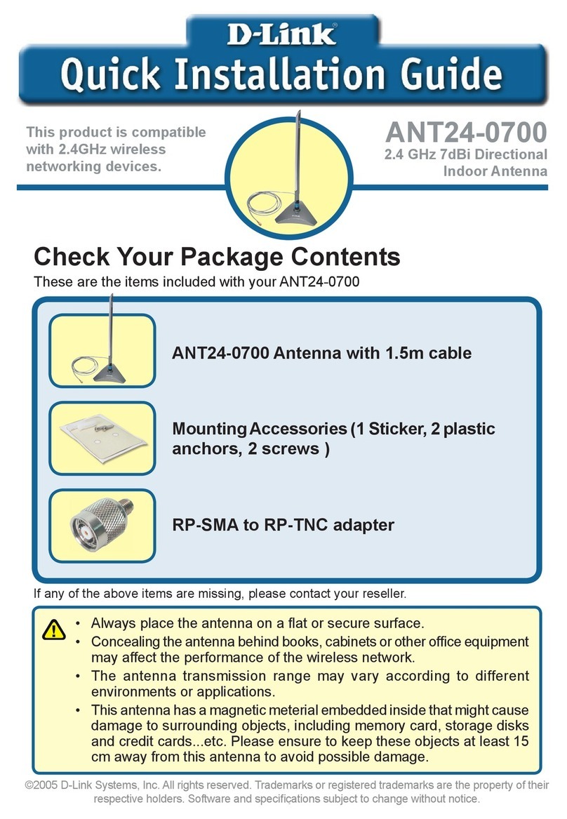 D-Link ANT24-0700 User manual D-Link ANT24-0700 User manual