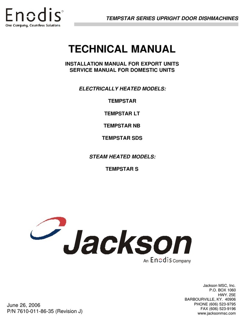 Enodis TEMPSTAR Technical manual