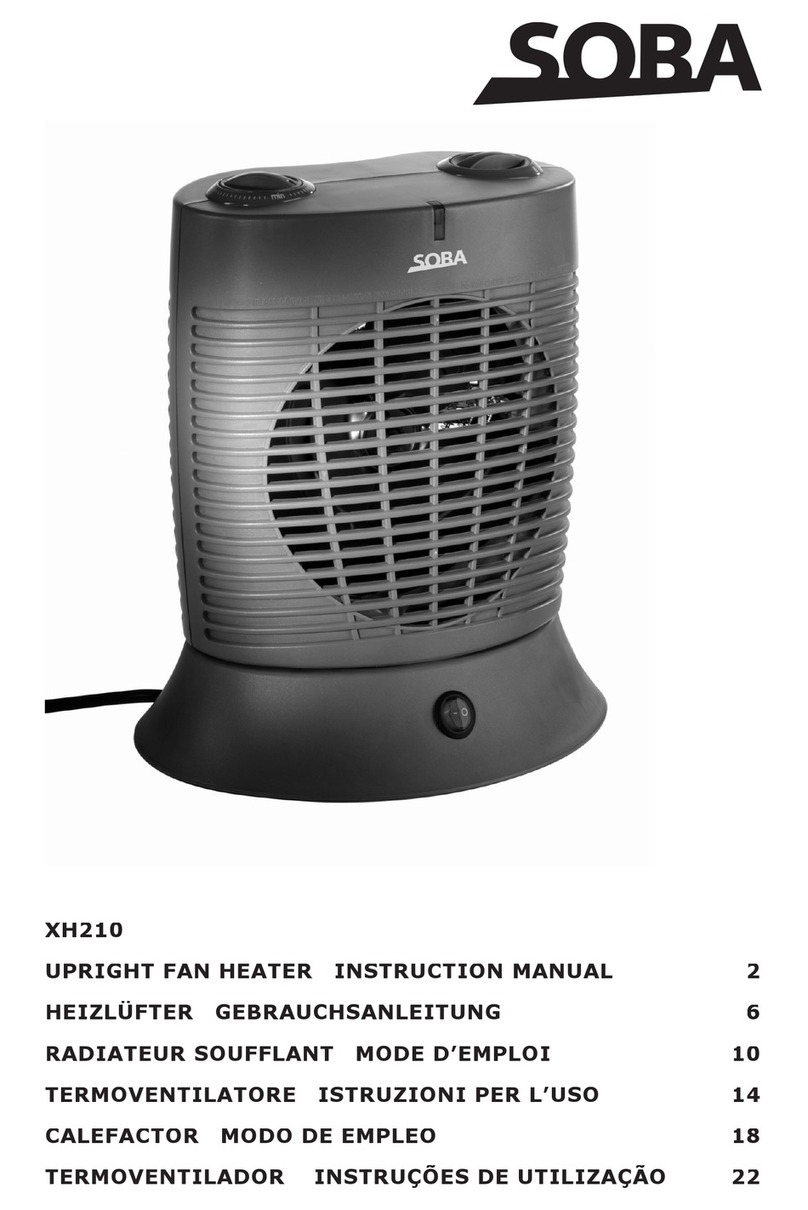 Soba XH210 instruction manual
