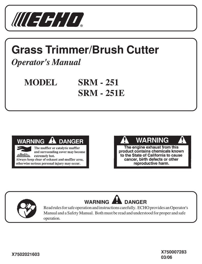 Echo srm-251e User manual