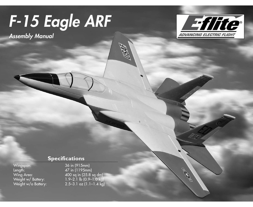 E-FLITE F-15 Eagle User manual