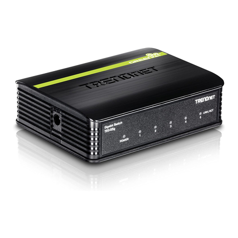 TRENDnet TEG-S5g - Gigabit GREENnet Switch User manual