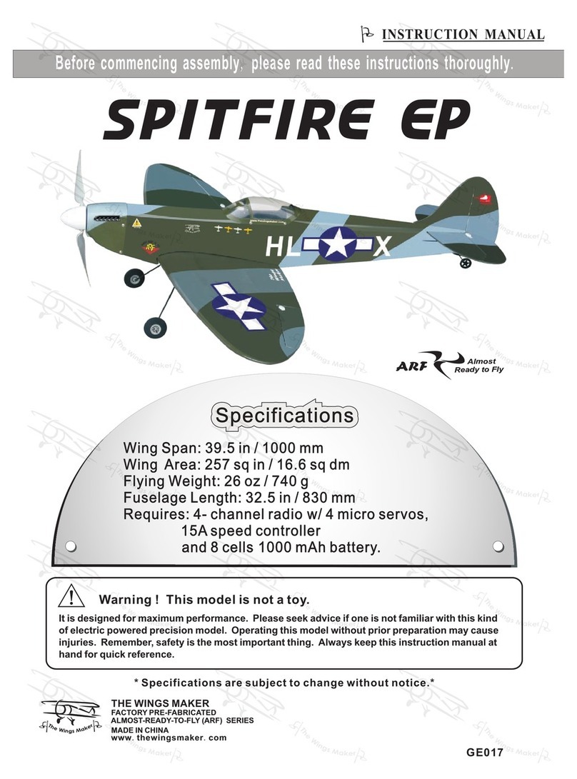 The Wings Maker Spitfire EP User manual