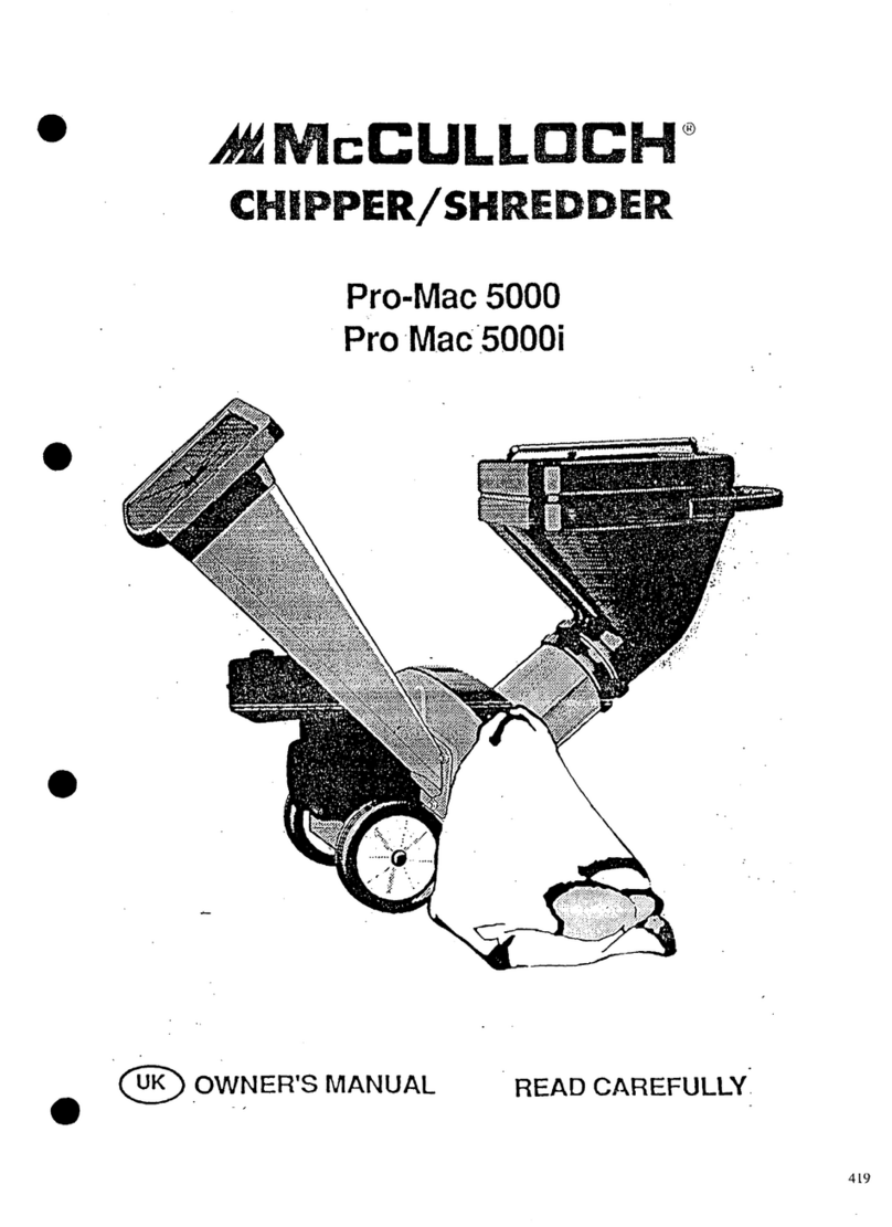 McCulloch Pro-Mac 5000 owner's manual