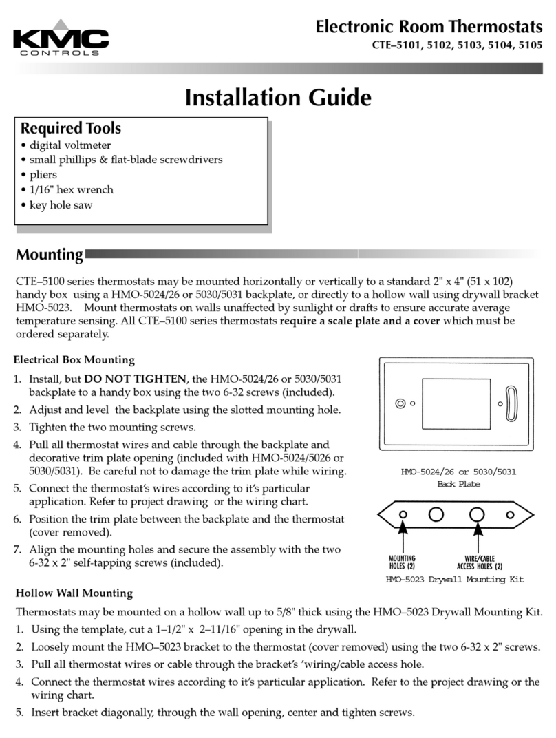 KMC Controls CTE–5101 User manual KMC Controls CTE–5101 User manual