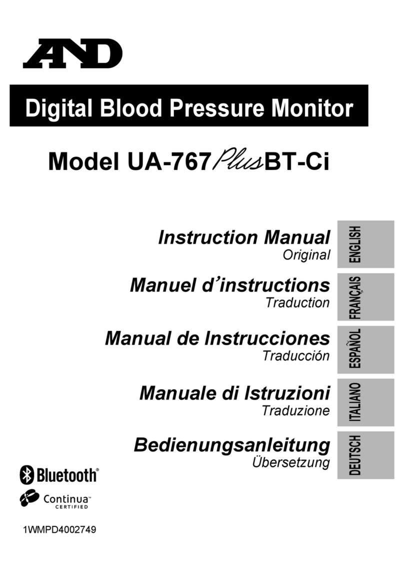 A&D UA-767 plus BT-Ci User manual