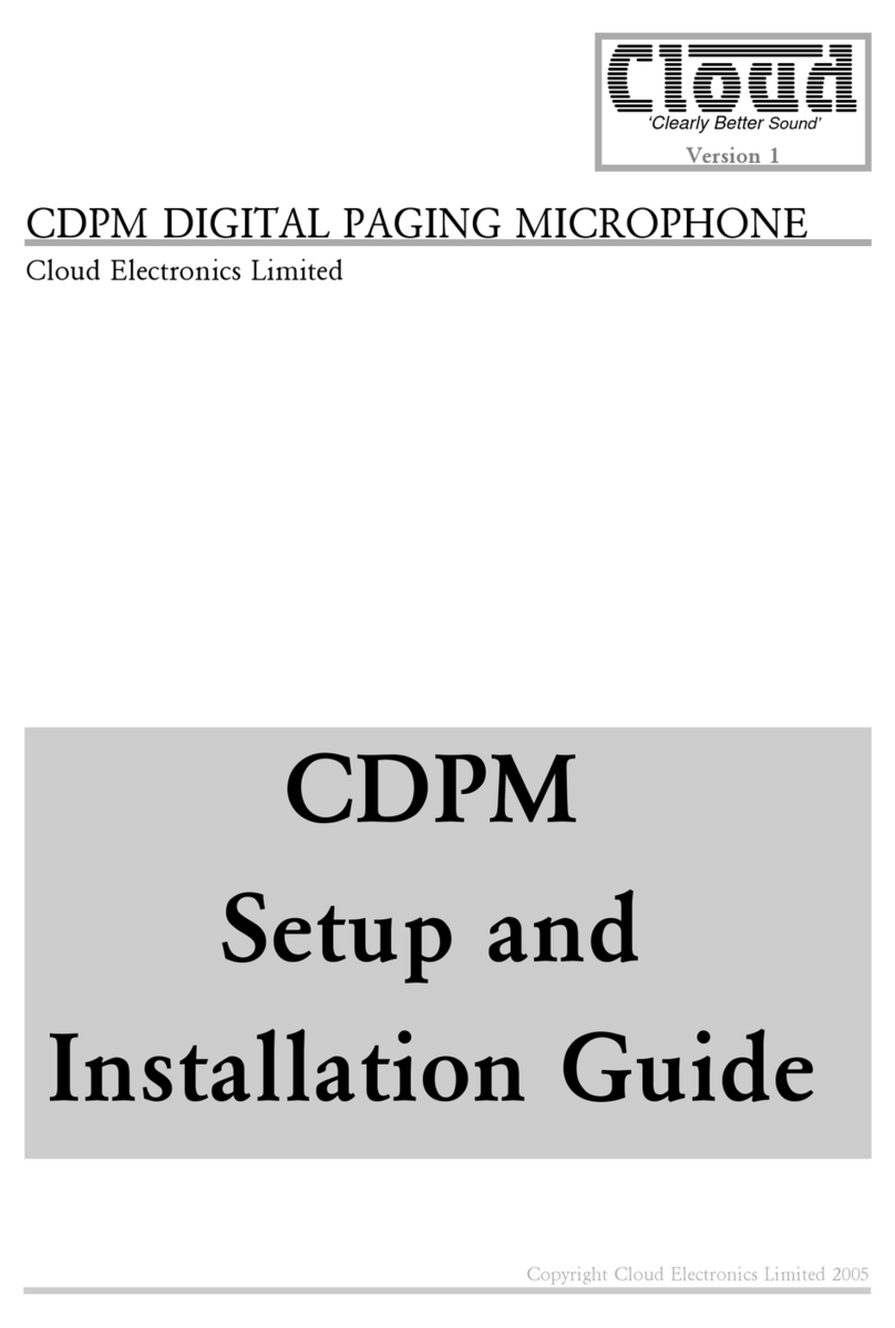Cloud CDPM Operating and safety instructions