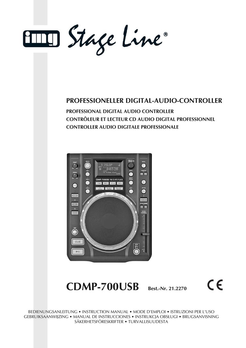 Stageline CDMP-700USB instruction manual