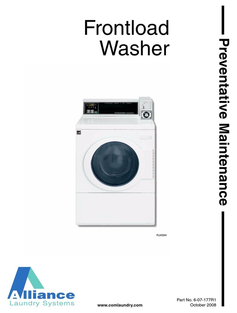 Alliance Laundry Systems FLW39H Series User manual