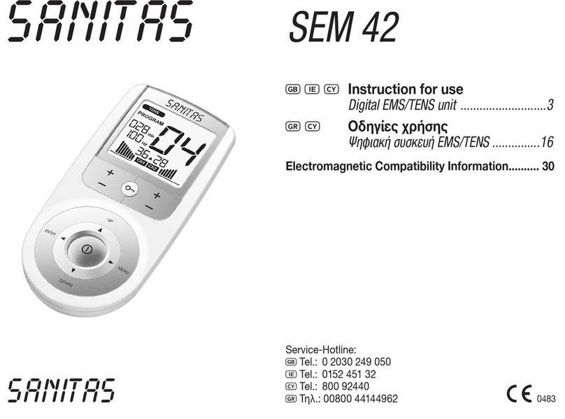 Sanitas SEM 42 User manual