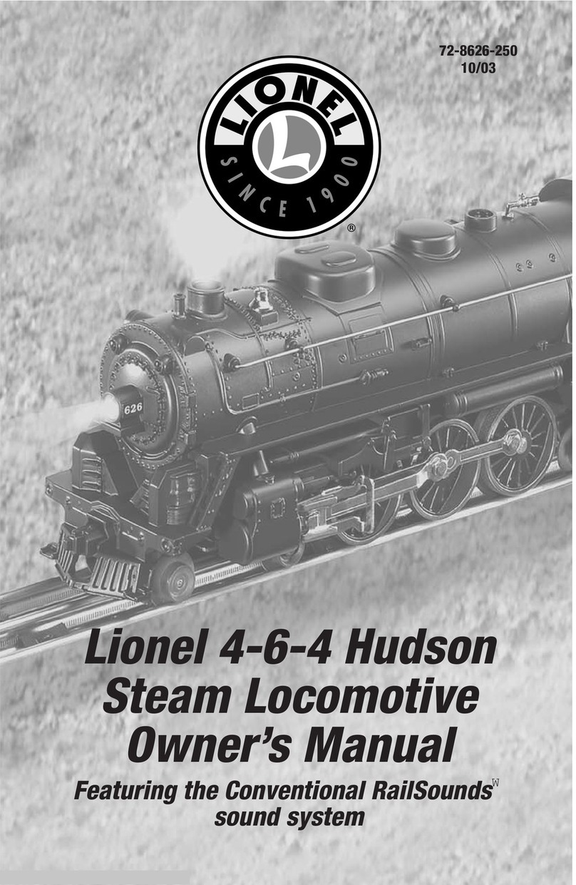 Lionel 4-6-4 Dreyfuss Hudson owner's manual