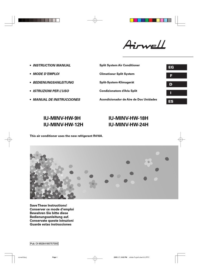 Airwell IU-MINV-HW-9H User manual Airwell IU-MINV-HW-9H User manual