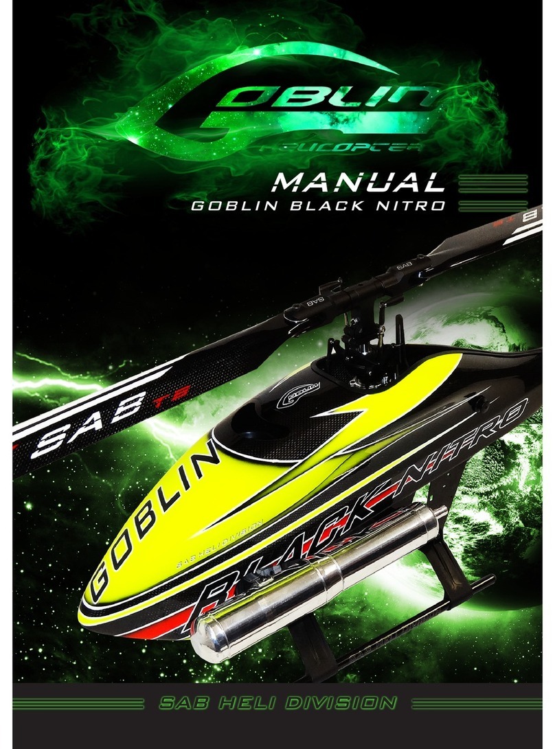SAB Heli Division GOBLIN BLACK NITRO manual