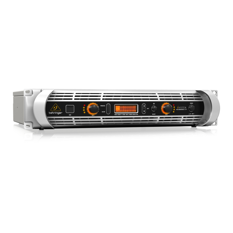 Behringer iNuke NU12000DSP User manual
