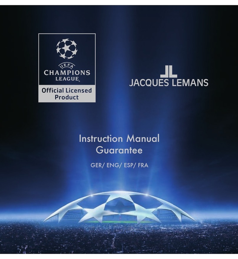 Jacques Lemans U-29 User manual