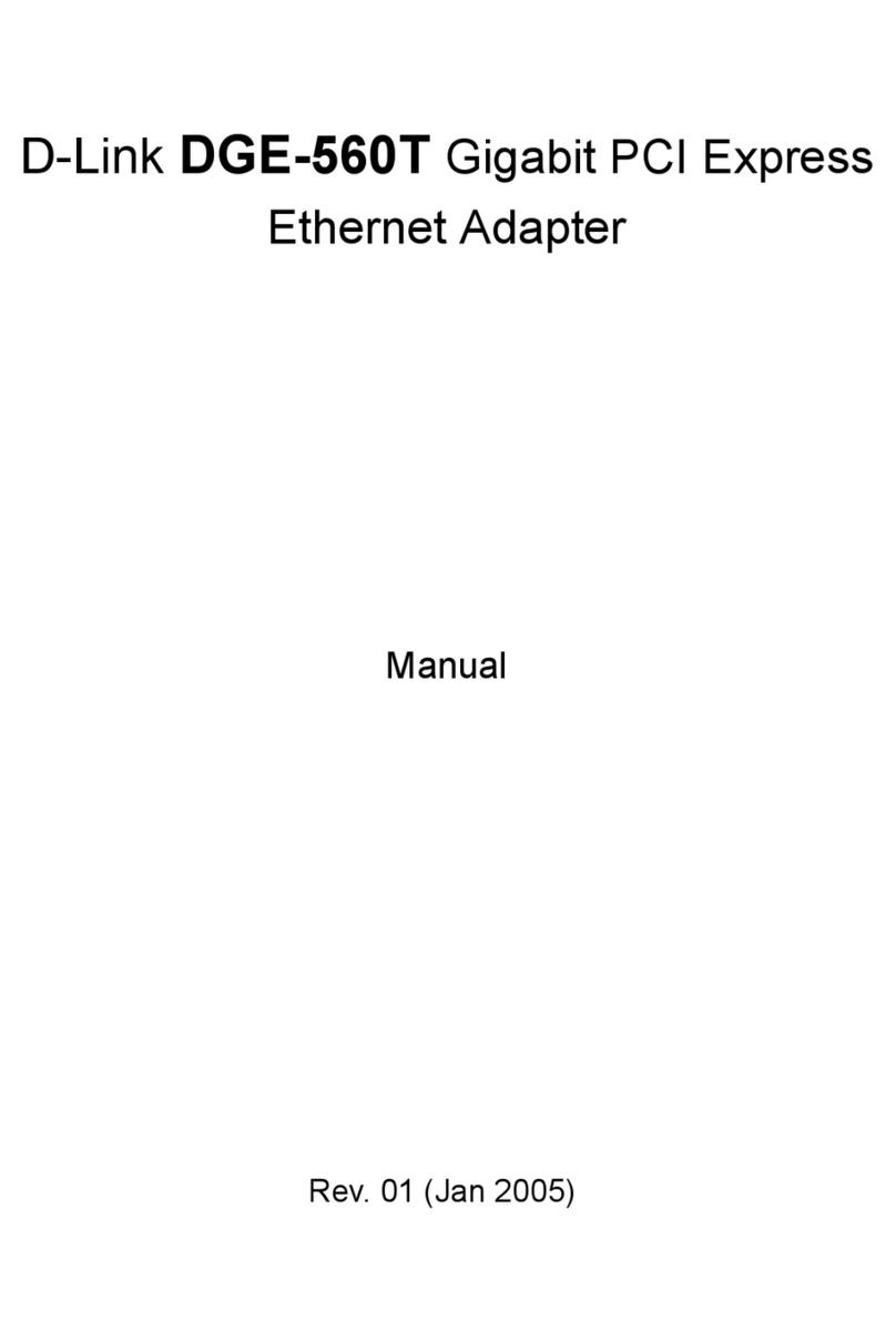 D-Link DGE-560T - Gigabit PCI-Express SNMP VLAN Flow Control Network... Parts list manual D-Link DGE-560T - Gigabit PCI-Express SNMP VLAN Flow Control Network... Parts list manual