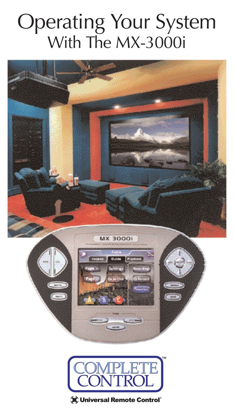 Universal MX-3000i operating manual