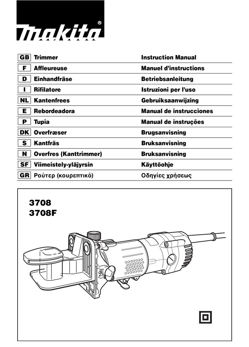Makita 3708 User manual