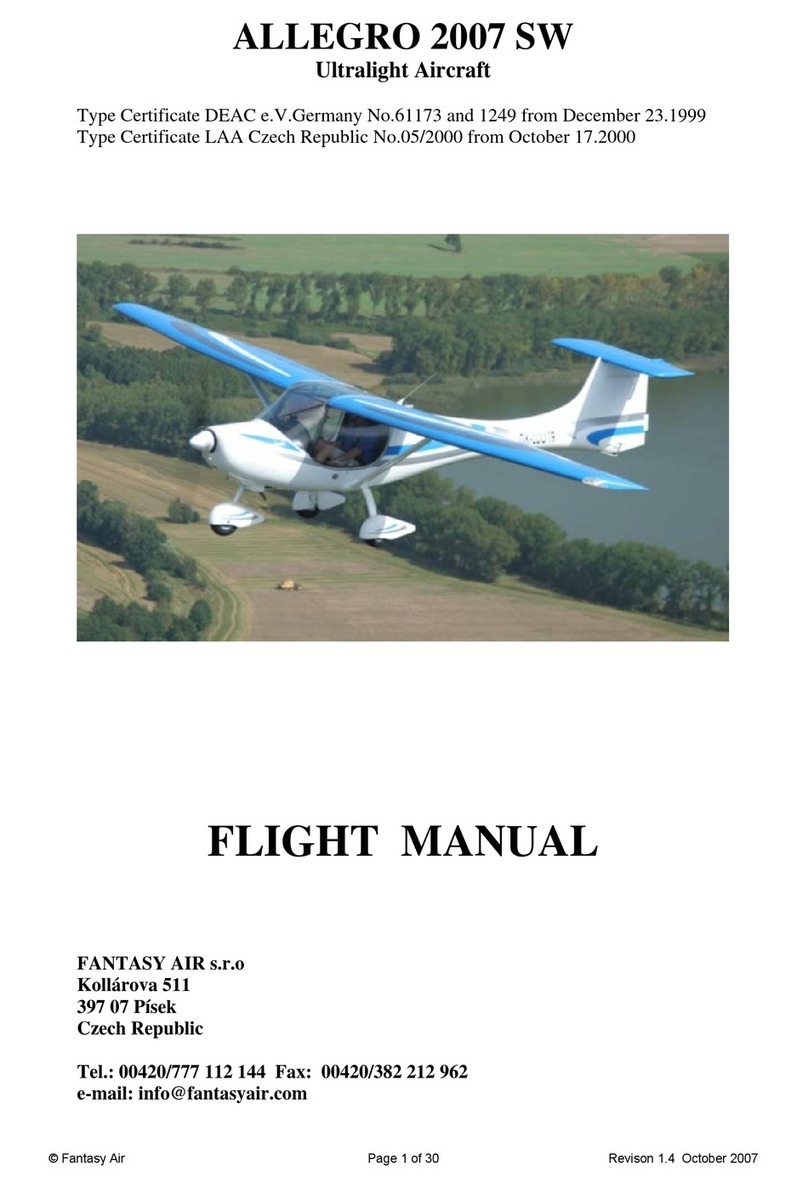 Fantasy Air ALLEGRO 2007 SW Technical specifications