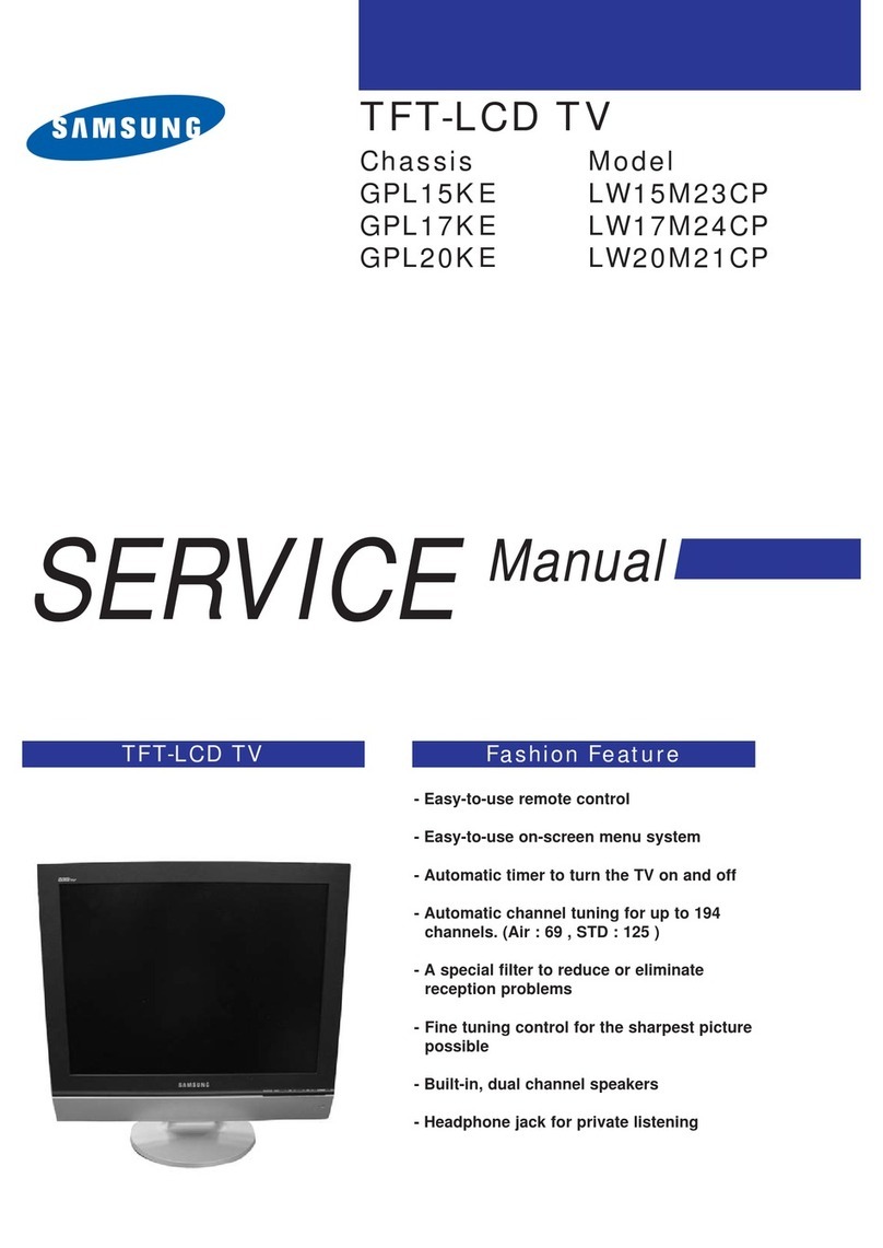 Samsung LW15M23CP Service manual