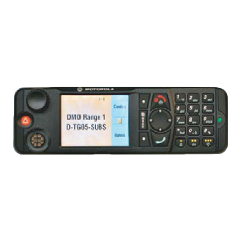 Motorola TETRA MTM800 Operating and maintenance manual
