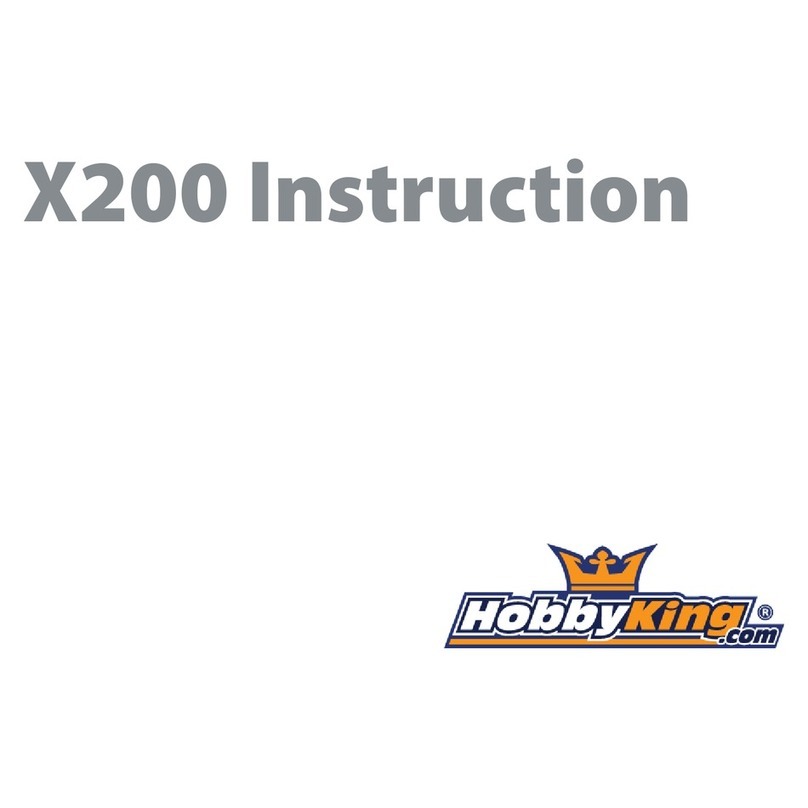 Hobby King x200 Instruction