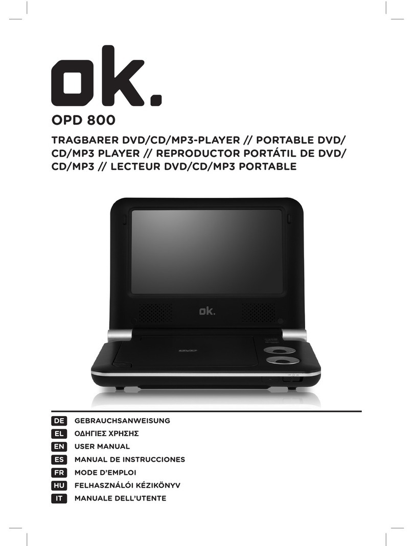 O.K. OPD 800 user manual