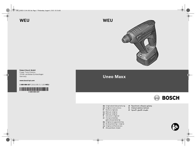 Bosch Uneo Maxx WEU Original instructions