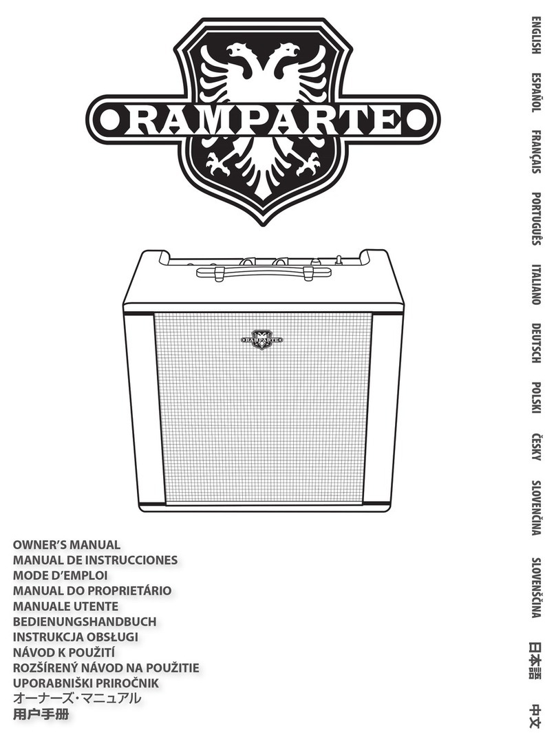 Fender Ramparte owner's manual