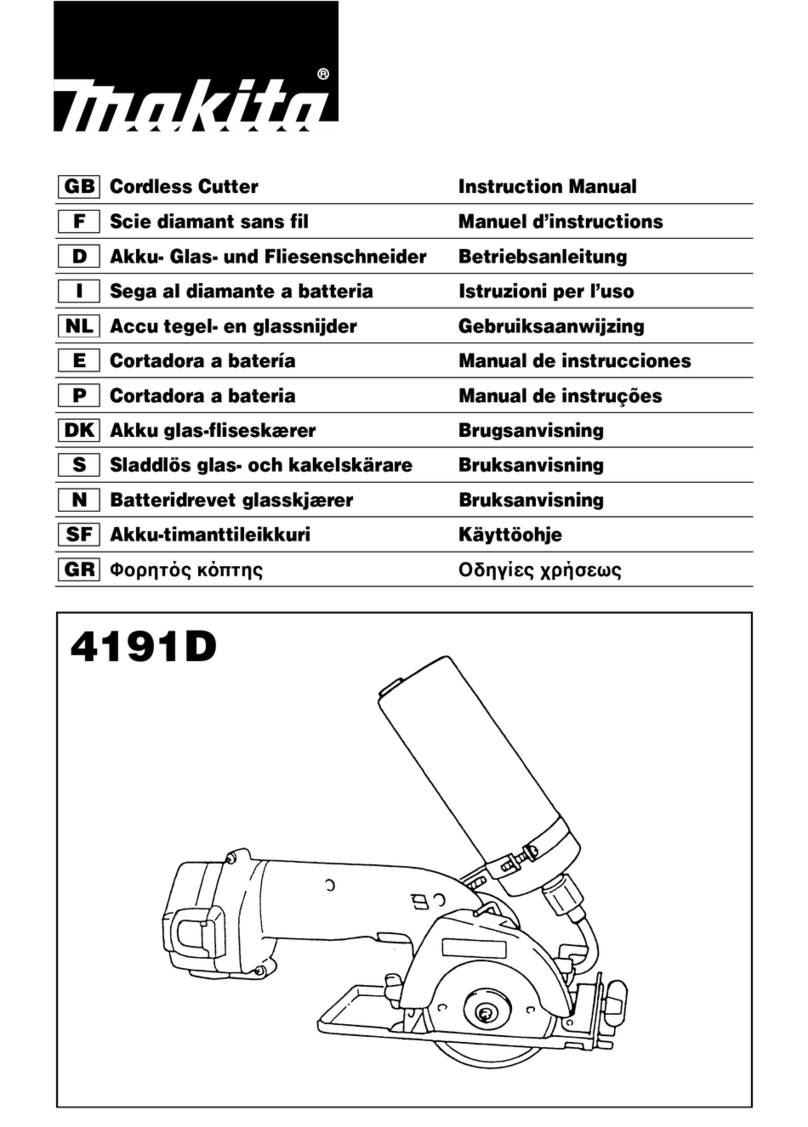 Makita 4191D User manual