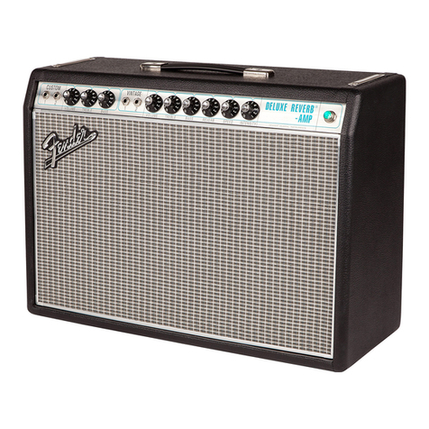 Fender Deluxe Reverb-AMP owner's manual