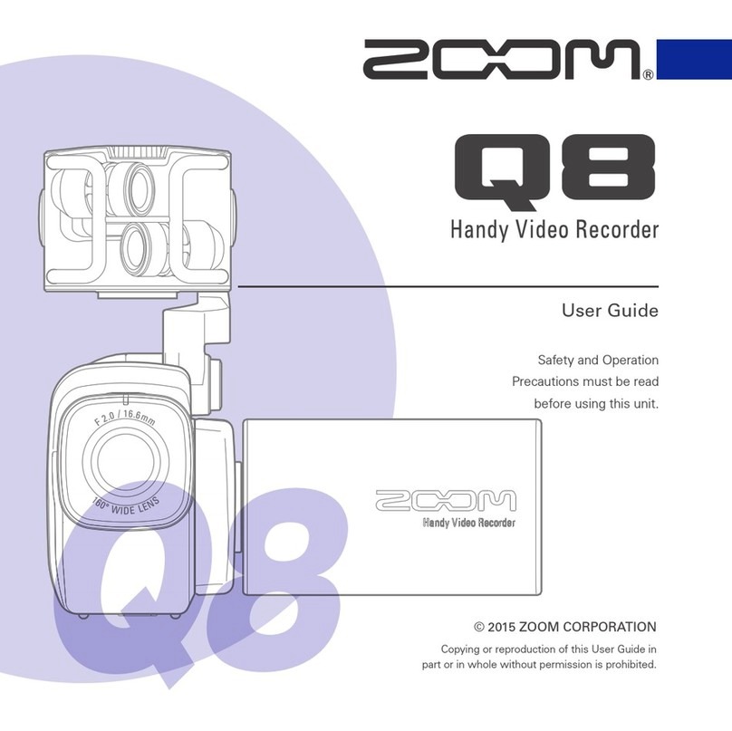 Zoom Q8 User manual