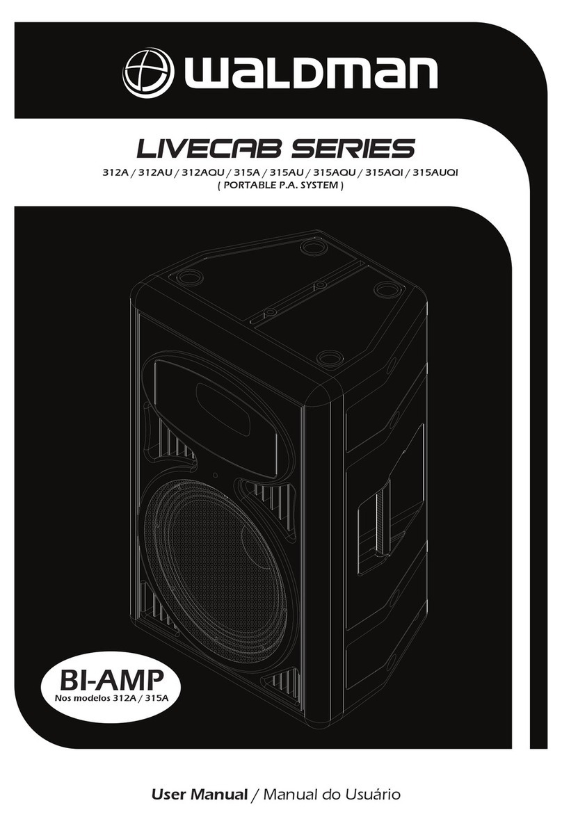 Waldman LIVECAB 312A user manual