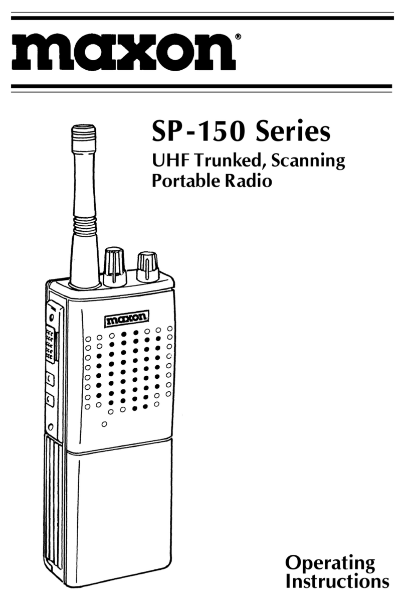 Maxon SP-150 Series User manual