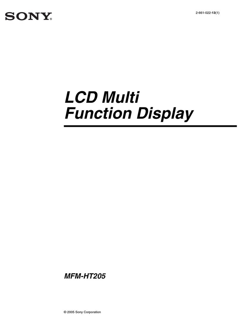 Sony MFM-HT205 User manual